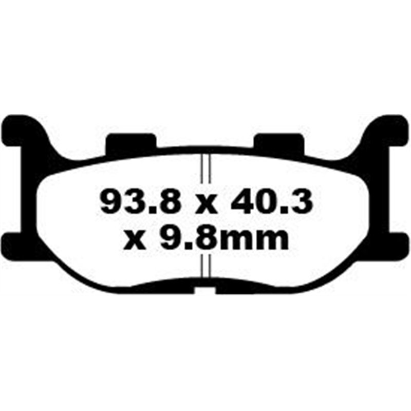 YAMAHA YP 250 MAJESTY 1996 - 1998 PASTILLAS FRENO SINTETIZADAS HH YAMAHA YP 250 MAJESTY 1996 - 1998 PASTILLAS FRENO SINTETIZADAS HH